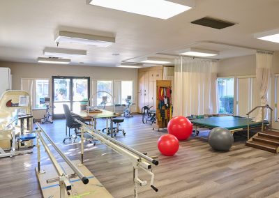 A rehabilitation room at Turlock Nursing